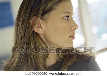 Teenage girl, profile View Large Photo Image Stock Image - Teenage girl, profile. Fotosearch