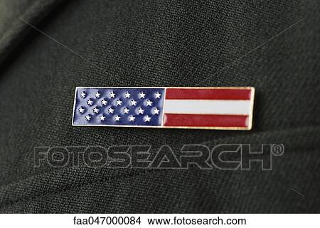 American flag lapel pin View Large Photo Image Picture - American flag lapel pin. Fotosearch