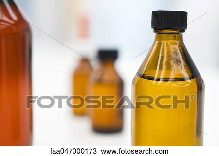 Stock Image - Medicine bottles. Fotosearch