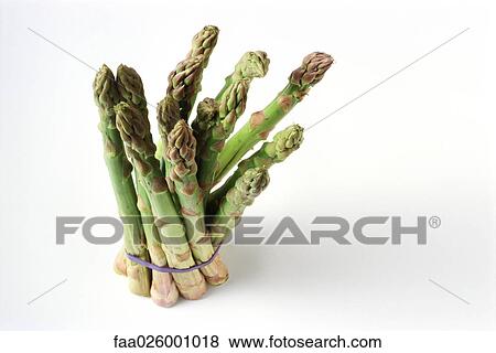 Asparagus, close-up, high angle view View Large Photo Image Stock Photo - Asparagus, close-up, high angle view. Fotosearch