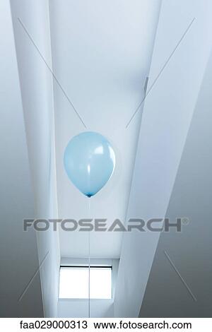 Balloon floating near against ceiling, low angle view View Large Photo Image Stock Image - Balloon floating near against ceiling, low angle view. Fotosearch