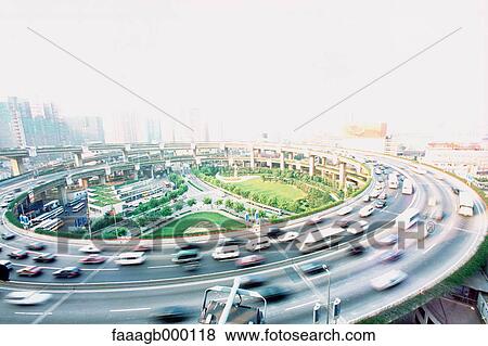 China, Shanghai, overpass View Large Photo Image Stock Photo - China, Shanghai, overpass. Fotosearch
