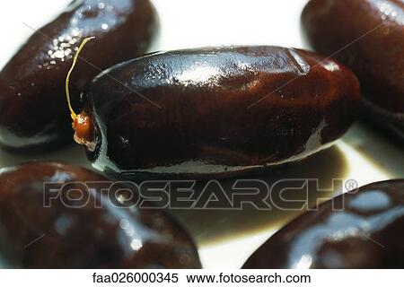 Stock Photography - Dates, extreme close-up. Fotosearch
