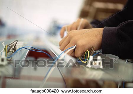 Electric wiring View Large Photo Image Stock Image - Electric wiring. Fotosearch