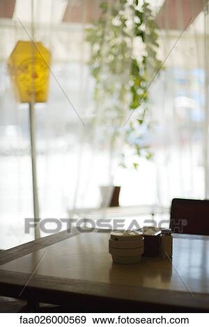 Empty table in restaurant View Large Photo Image Stock Photo - Empty table in restaurant. Fotosearch