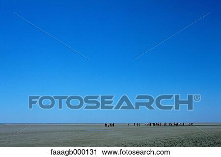 France, Normandy, Mont St. Michel area at lowtide View Large Photo Image Stock Image - France, Normandy, Mont St. Michel area at lowtide. Fotosearch