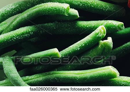 Frozen green beans, extreme close-up, full frame View Large Photo Image Stock Photography - Frozen green beans, extreme close-up, full frame. Fotosearch