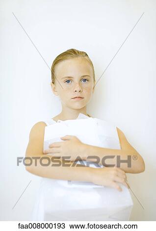 Girl holding bag View Large Photo Image Stock Image - Girl holding bag. Fotosearch