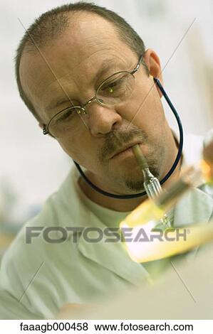 Glass blower View Large Photo Image Stock Photo - Glass blower. Fotosearch