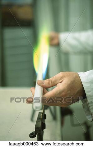 Stock Image - Glass worker. Fotosearch