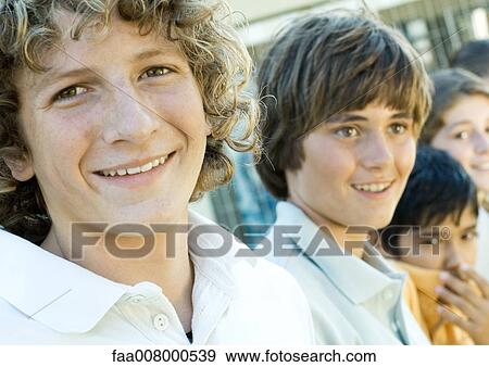 Stock Photo - Group of preteen kids. Fotosearch