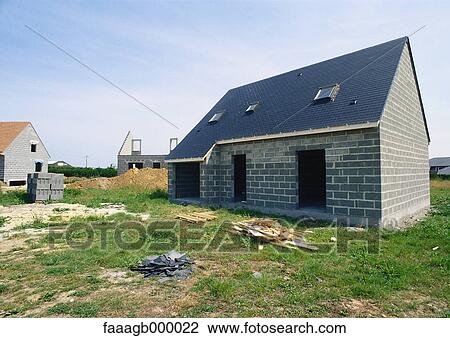 House under construction View Large Photo Image Stock Image - House under construction. Fotosearch