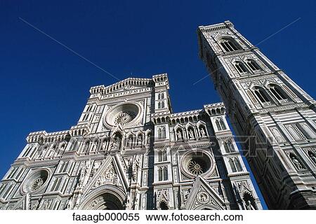 Italy, Florence, Duomo and Campanile View Large Photo Image Stock Photography - Italy, Florence, Duomo and Campanile. Fotosearch