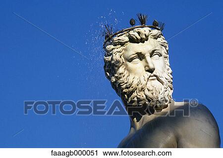 Italy, Florence, Fonte del Nettuno, statue of Neptune View Large Photo Image Stock Image - Italy, Florence, Fonte del Nettuno, statue of Neptune. Fotosearch