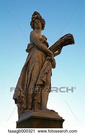 Italy, Florence, statue from Ponte Santa Trinita View Large Photo Image Stock Image - Italy, Florence, statue from Ponte Santa Trinita. Fotosearch
