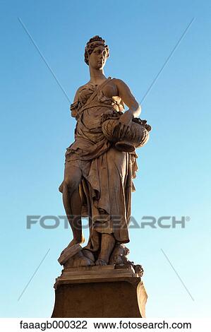 Italy, Florence, statue from Ponte Santa Trinita View Large Photo Image Stock Image - Italy, Florence, statue from Ponte Santa Trinita. Fotosearch