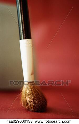 Stock Photo - Make-up brush, close-up. Fotosearch