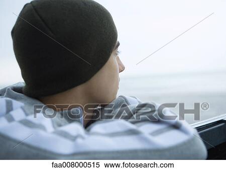 Man looking toward distance View Large Photo Image Stock Photography - Man looking toward distance. Fotosearch