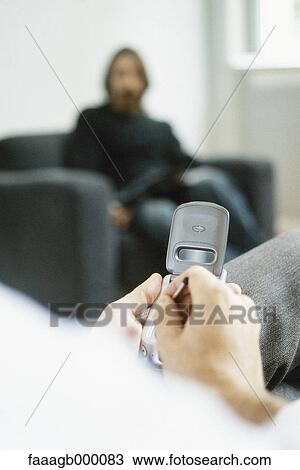 Man using electronic organizer View Large Photo Image Stock Image - Man using electronic organizer. Fotosearch