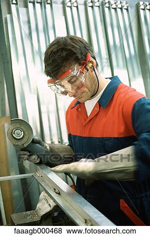Manual worker sanding View Large Photo Image Stock Photo - Manual worker sanding. Fotosearch