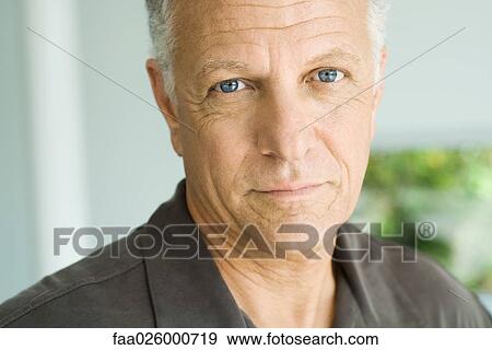Mature man, looking at camera, portrait View Large Photo Image Stock Photo - Mature man, looking at camera, portrait. Fotosearch