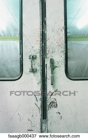 Metal doors View Large Photo Image Stock Photo - Metal doors. Fotosearch