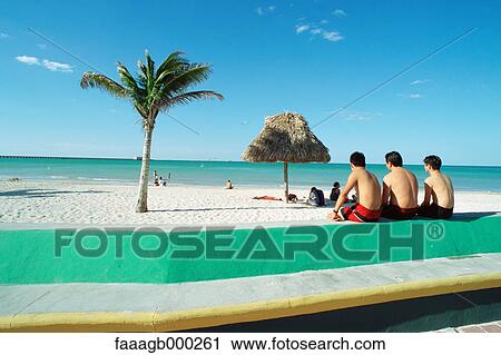 Stock Image - Mexico, Yucatan, Puerto Progresso. Fotosearch
