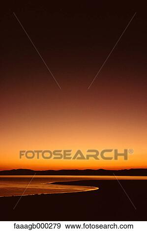 Stock Photo - Monolake at sunrise. Fotosearch