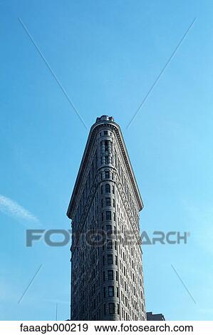 New York, Manhattan, Flatiron building View Large Photo Image Stock Photo - New York, Manhattan, Flatiron building. Fotosearch