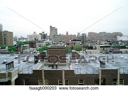New York, New York, rooftops View Large Photo Image Stock Image - New York, New York, rooftops. Fotosearch