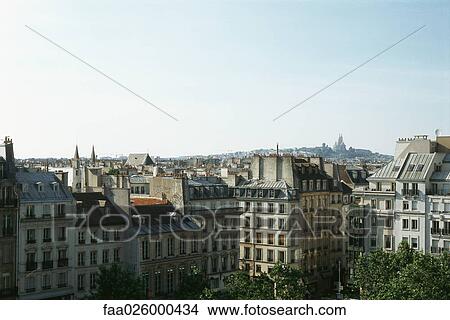 Rooftops, Paris, France View Large Photo Image Picture - Rooftops, Paris, France. Fotosearch