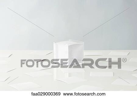 Scattered note paper, stacked notes in center, close-up View Large Photo Image Stock Photo - Scattered note paper, stacked notes in center, close-up. Fotosearch