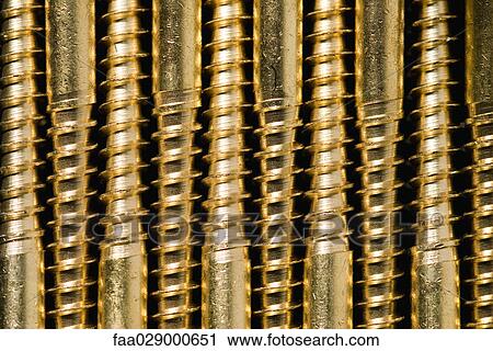 Screws lined up, extreme close-up View Large Photo Image Stock Image - Screws lined up, extreme close-up. Fotosearch