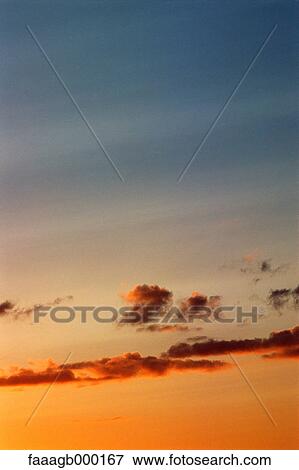 Sky at sunset View Large Photo Image Stock Photo - Sky at sunset. Fotosearch
