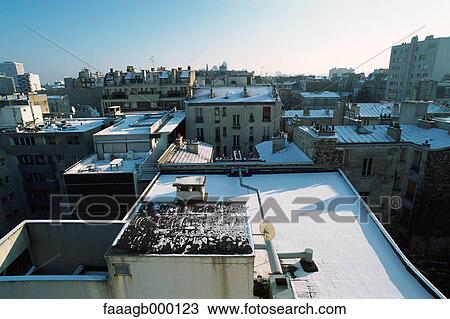Snow-dusted rooftops View Large Photo Image Stock Image - Snow-dusted rooftops. Fotosearch