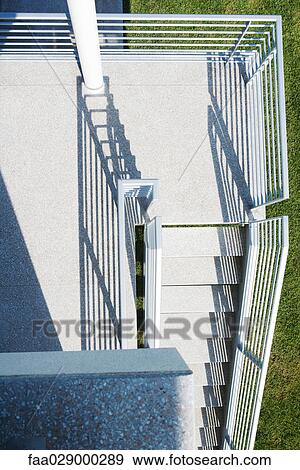 Stock Photo - Staircase, high angle view. Fotosearch