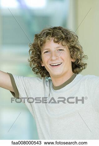 Teenage boy, portrait View Large Photo Image Stock Image - Teenage boy, portrait. Fotosearch