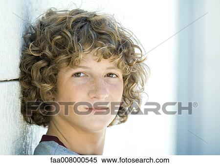 Teenage boy, portrait View Large Photo Image Stock Photography - Teenage boy, portrait. Fotosearch