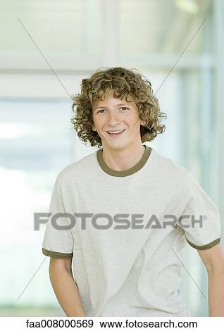 Stock Photo - Teenage boy. Fotosearch