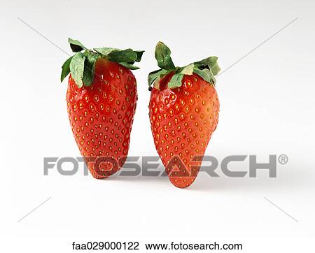 Two fresh strawberries, close-up View Large Photo Image Stock Image - Two fresh strawberries, close-up. Fotosearch