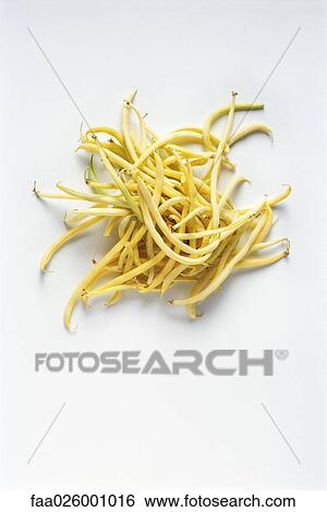 Wax beans in a pile, viewed from directly above View Large Photo Image Stock Photograph - Wax beans in a pile, viewed from directly above. Fotosearch