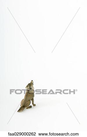 Wolf figurine View Large Photo Image Stock Image - Wolf figurine. Fotosearch
