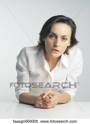 Woman squinting, portrait View Large Photo Image Stock Photography - Woman squinting, portrait. Fotosearch