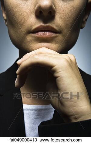 Businesswoman, cropped portrait View Large Photo Image Stock Image - Businesswoman, cropped portrait. Fotosearch