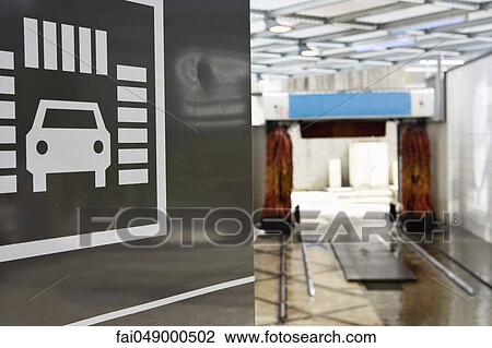 Car wash entrance View Large Photo Image Stock Image - Car wash entrance. Fotosearch