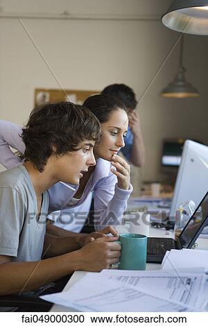 College students collaborating on project View Large Photo Image Stock Image - College students collaborating on project. Fotosearch