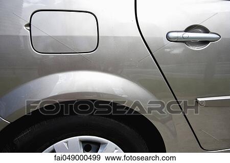 Side of car, view of gas tank View Large Photo Image Stock Photo - Side of car, view of gas tank. Fotosearch