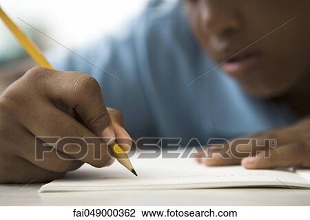 Student concentrating on classwork View Large Photo Image Stock Image - Student concentrating on classwork. Fotosearch
