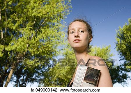 Young woman, portrait View Large Photo Image Stock Image - Young woman, portrait. Fotosearch