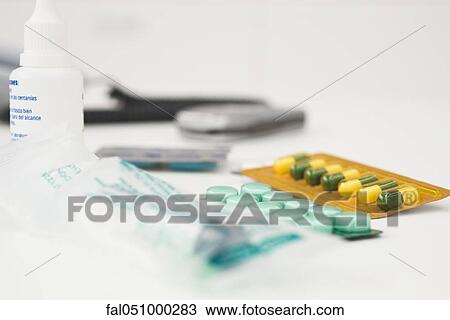 Blister packs of prescription drugs View Large Photo Image Stock Image - Blister packs of prescription drugs. Fotosearch